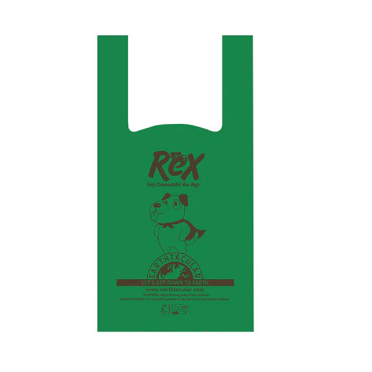 Earthtacular Rex Poop Bags 90 Handle Bags