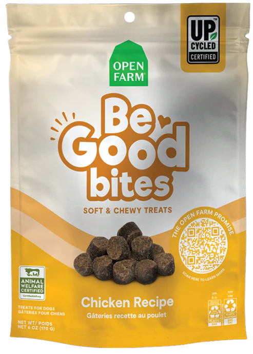 Open Farm Be Good Bites Chicken Soft & Chewy Dog Treats