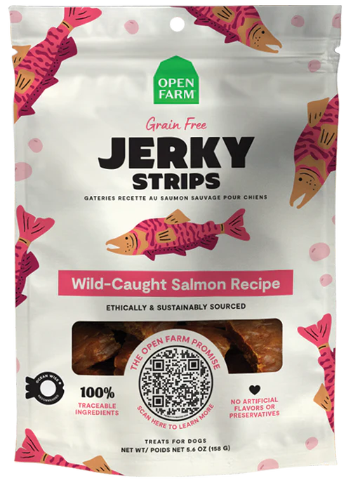Open Farm Grain Free Jerky Strips Salmon Recipe