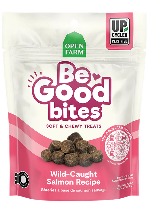 Open Farm Be Good Bites Wild-Caught Salmon Recipe Soft & Chewy Treats