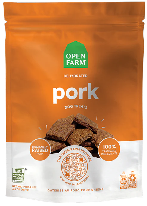 Open Farm Dehydrated Pork Dog Treats