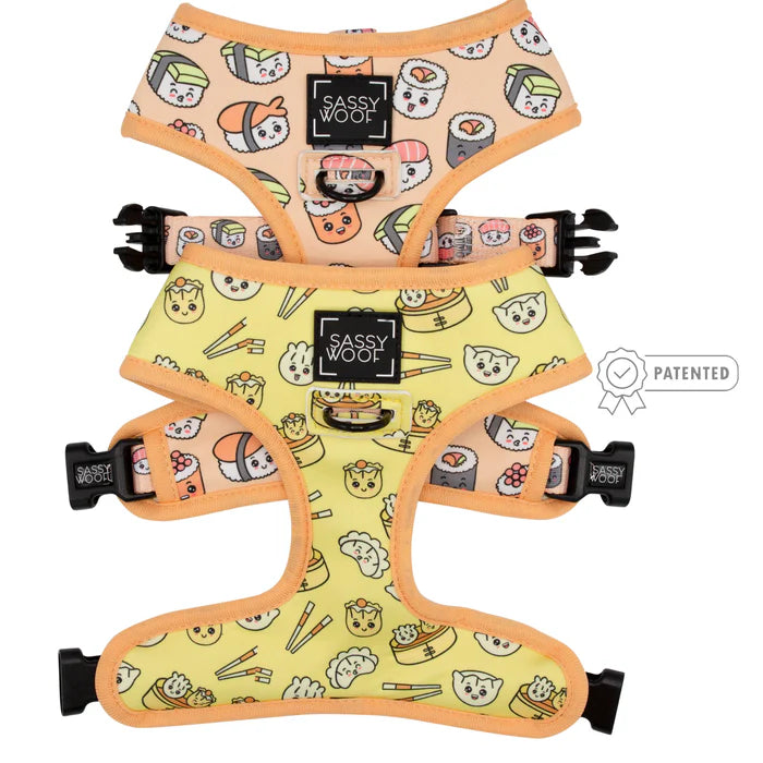 Sassy Woof All Sass & Dim Dum Reversible Harness