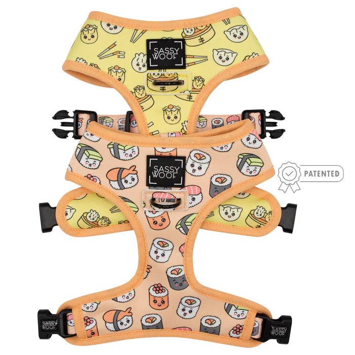 Sassy Woof All Sass & Dim Dum Reversible Harness