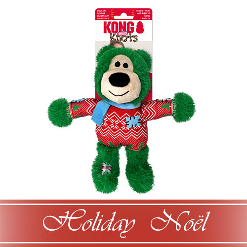 Kong HOLIDAY Wild Knots Bear Assorted