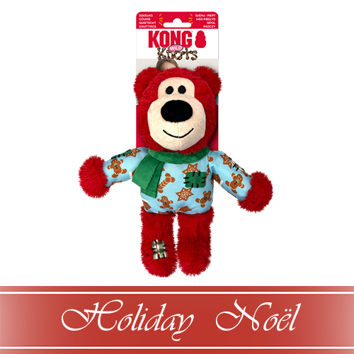 Kong HOLIDAY Wild Knots Bear Assorted