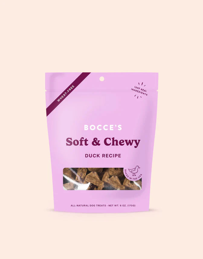 Bocce's Bakery Duck Recipe Soft & Chewy Dog Treats