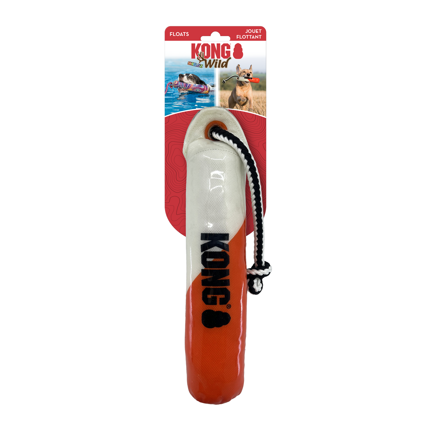 Kong Shieldz Wildz Dummy Orange/White