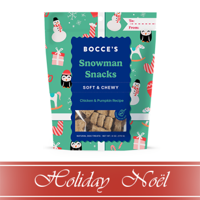 Bocce's Bakery HOLIDAY Snowman Snacks